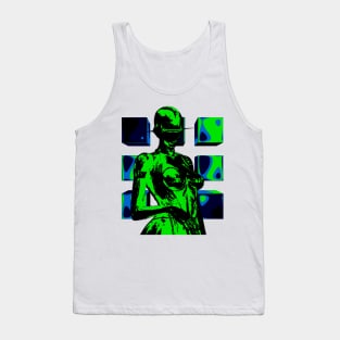 Pixel Cyborg 06 Tank Top